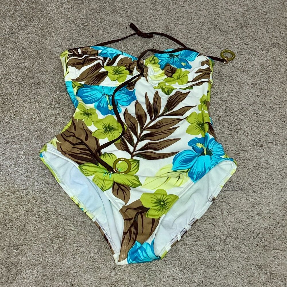 Tropical Floral One-Piece Swimsuit